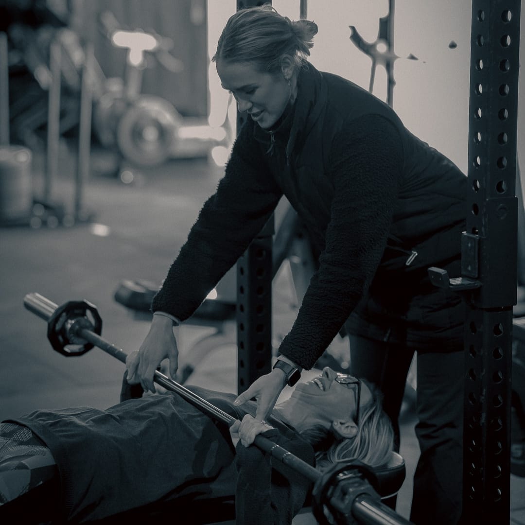 Personal training in gym
